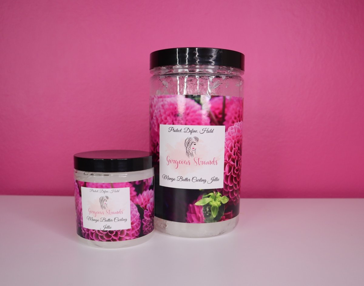 Made to Order Mango Butter Curling Jellie | Curl Defining Custard | 8, 16, 32 oz - Gorgeous Strands Retail
