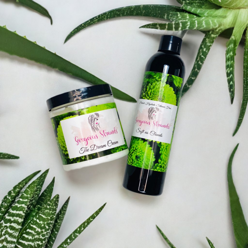 The J u i c y Twist Duo Moisture definition and Hold for twists. Works well as a curl defining cream. - Gorgeous Strands