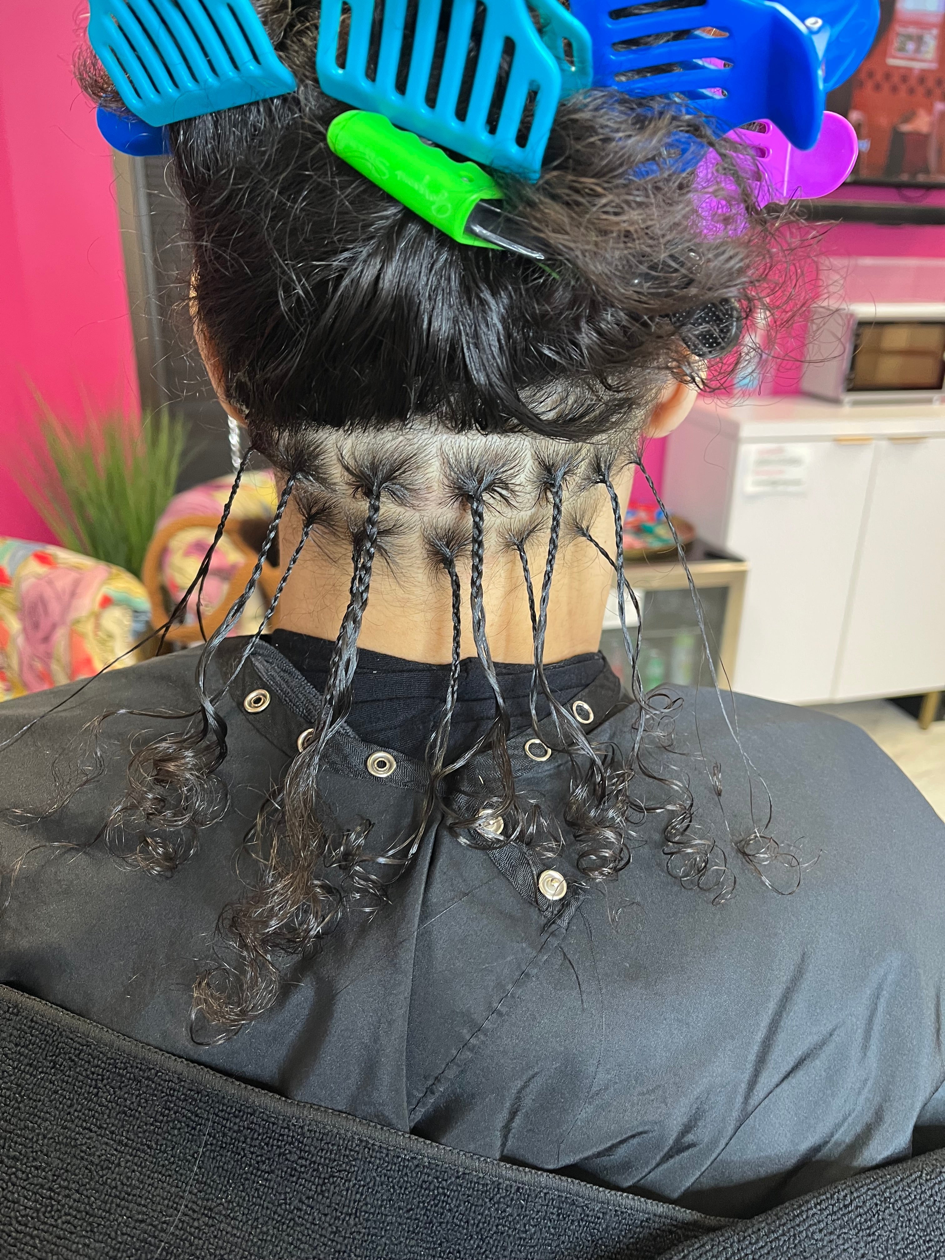 low density natural hair