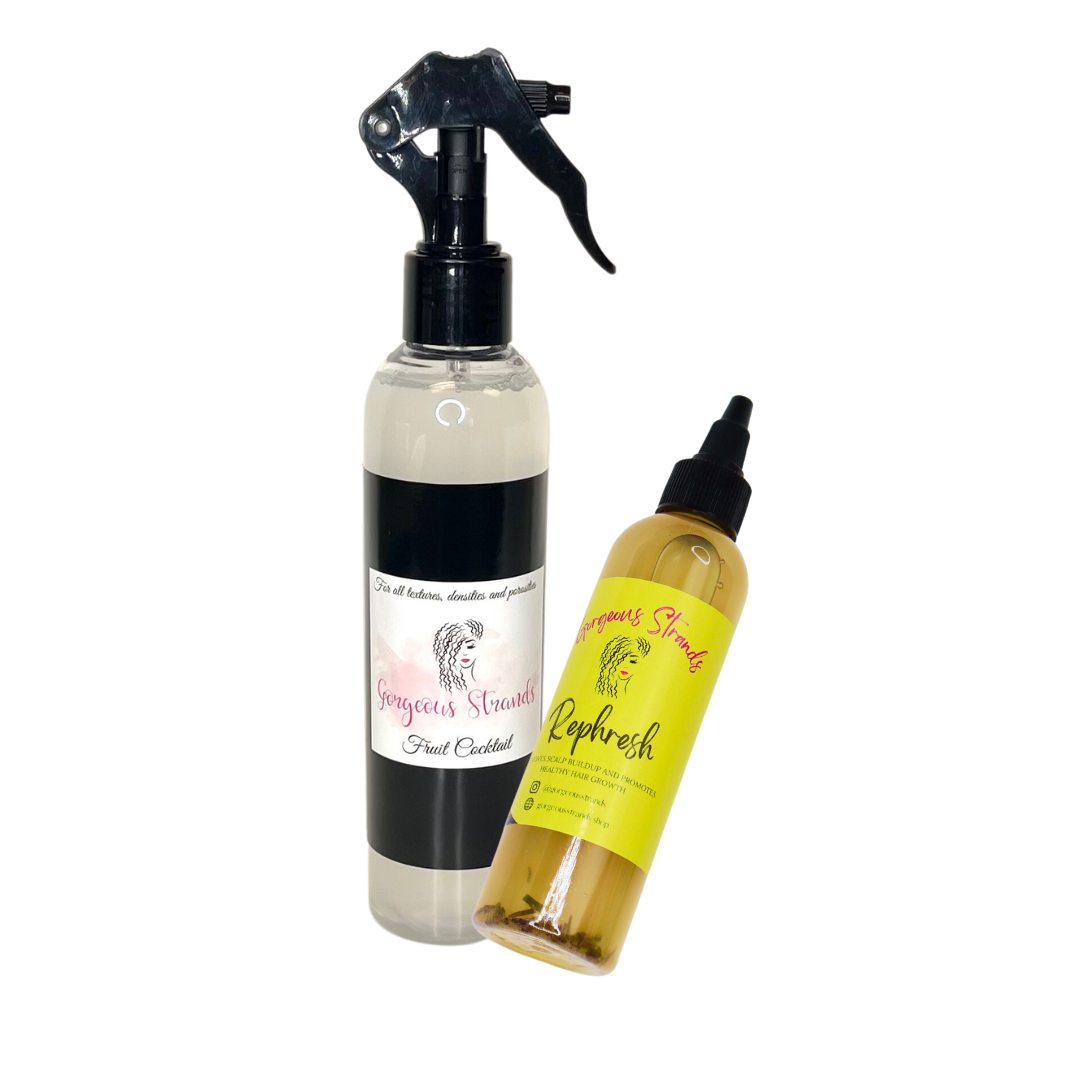 Moisture Retention Leave In Scalp Treatment Bundle - Hydrate Your Hair While In Protective Styles