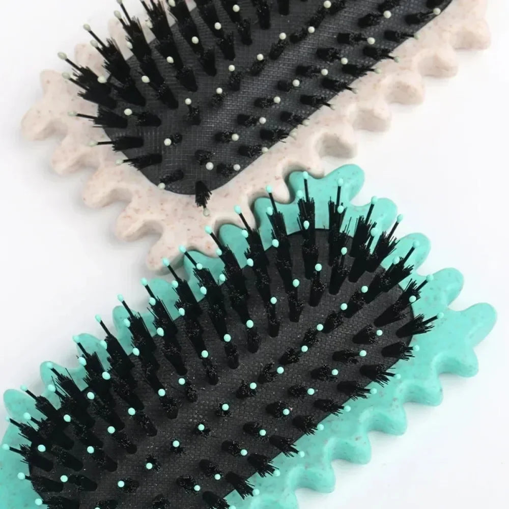 Women'S Hair Comb Hollow Shaped Curly Hair Comb Multi Functional Scalp Massage and Anti-Static Fluffy Hair Brush Hairstyle Tools