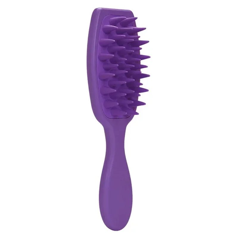 Silicone Shampoo Brush Scalp Massage Brush Head Washing Comb Long Handle Hair Massager Bath Brush Body Scrubber Hair Accessories - Gorgeous Strands Retail