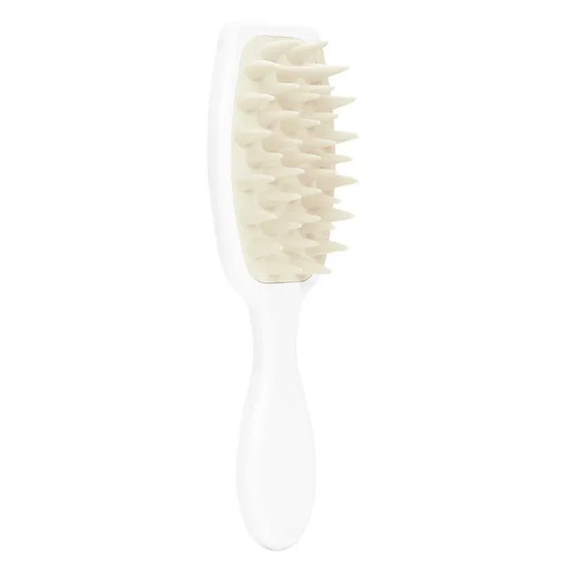Silicone Shampoo Brush Scalp Massage Brush Head Washing Comb Long Handle Hair Massager Bath Brush Body Scrubber Hair Accessories - Gorgeous Strands Retail