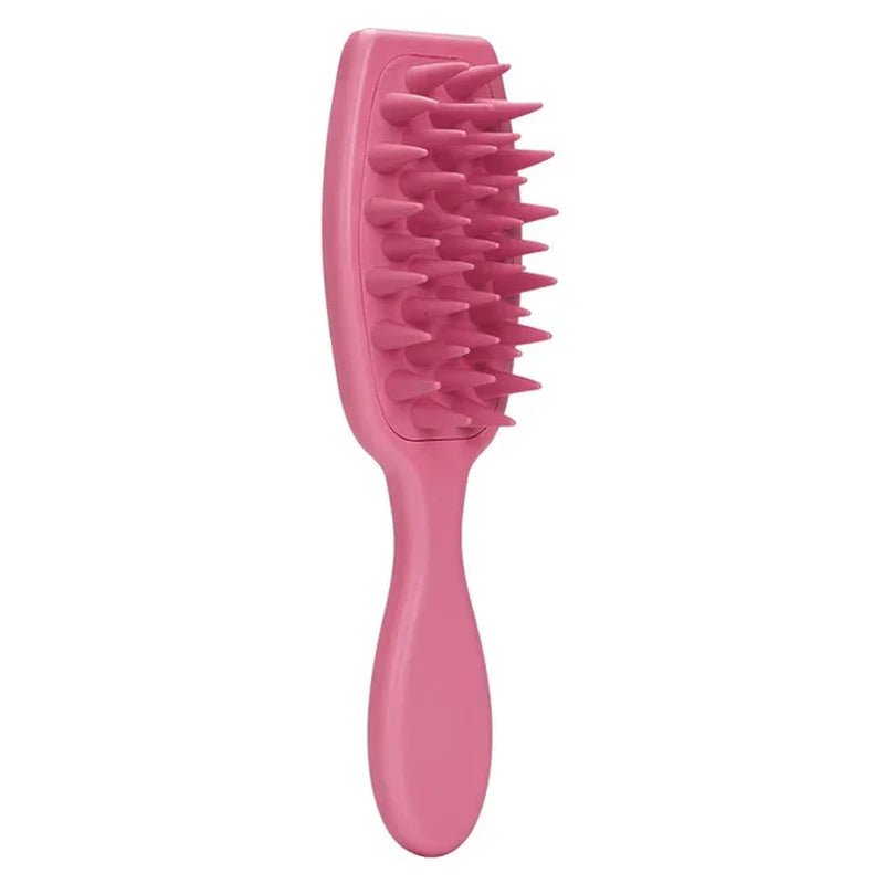 Silicone Shampoo Brush Scalp Massage Brush Head Washing Comb Long Handle Hair Massager Bath Brush Body Scrubber Hair Accessories - Gorgeous Strands Retail