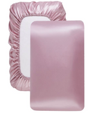 Satin Pillow Case with Elastic to Protect Your Skin and Hair